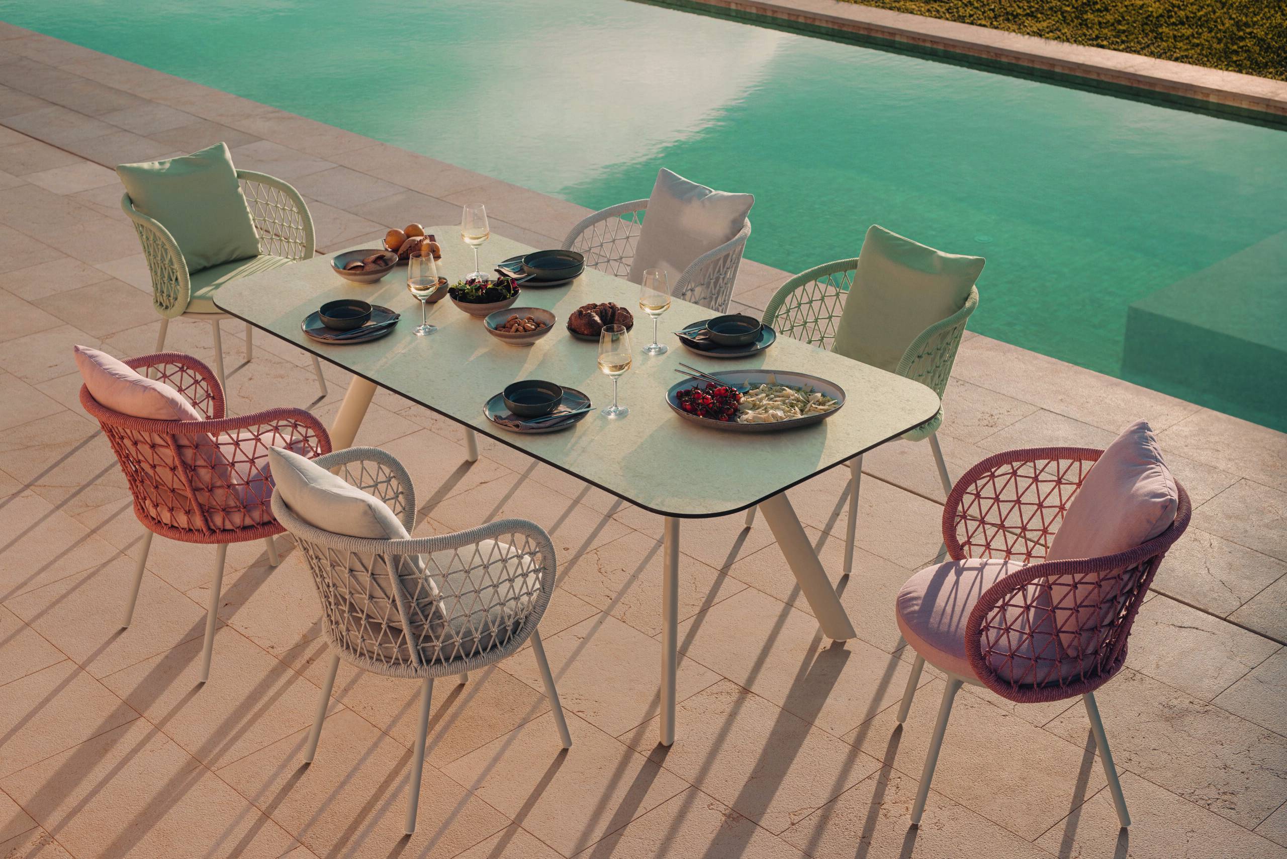 Link Geflecht Gartenmöbel